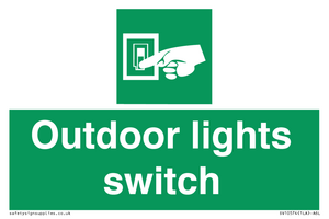 Outdoor lights switch